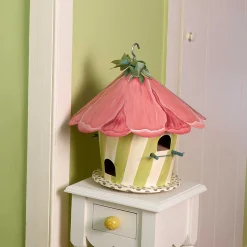 MacKenzie-Childs Hollyhock Birdhouse* Garden Accessories