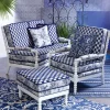 MacKenzie-Childs Indigo Villa Outdoor Chair* Outdoor