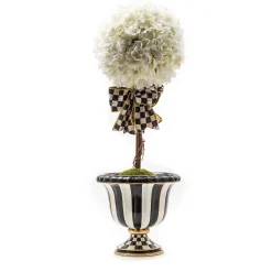 MacKenzie-Childs Ivory Topiary Drop In -Small* Greenery & Florals