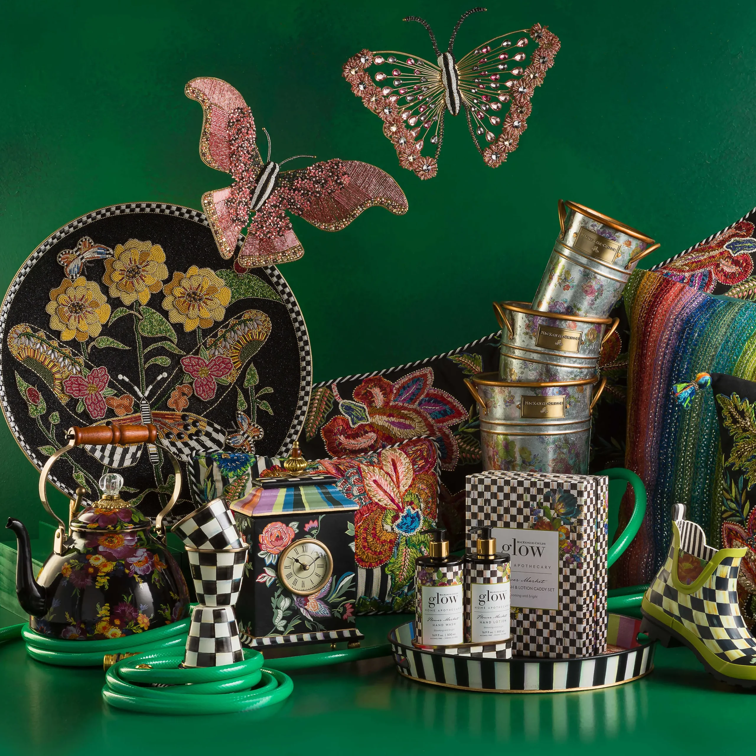 MacKenzie-Childs Jaipur Desk Clock* Room Accents