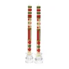MacKenzie-Childs Jester Dinner Candles - Red, Green, & Gold - Set Of 2* Candles & Fragrances