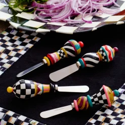 MacKenzie-Childs Jubilee Canape Knives - Set Of 4* Outdoor Entertaining