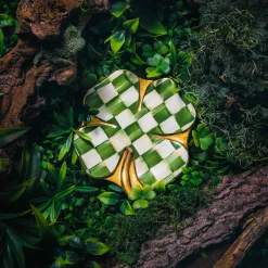 MacKenzie-Childs Lucky Check Clover Plate* Serveware