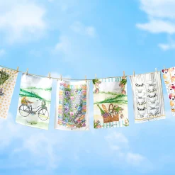 MacKenzie-Childs Macaron Dish Towel* Kitchen & Table Linens