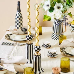 MacKenzie-Childs Marquee Candle Holders - Set Of 2* Candles & Fragrances