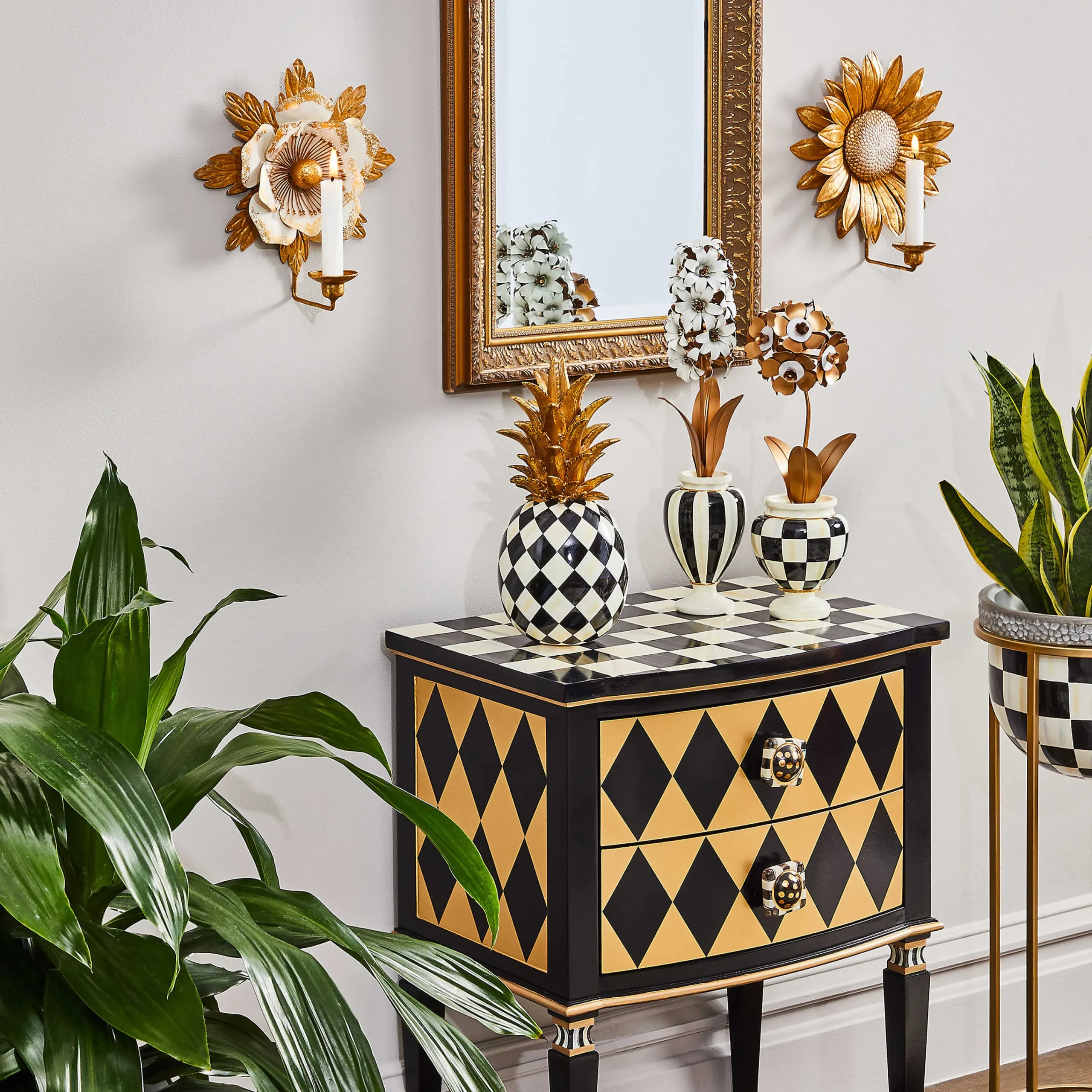 MacKenzie-Childs Marquee Pineapple* Room Accents