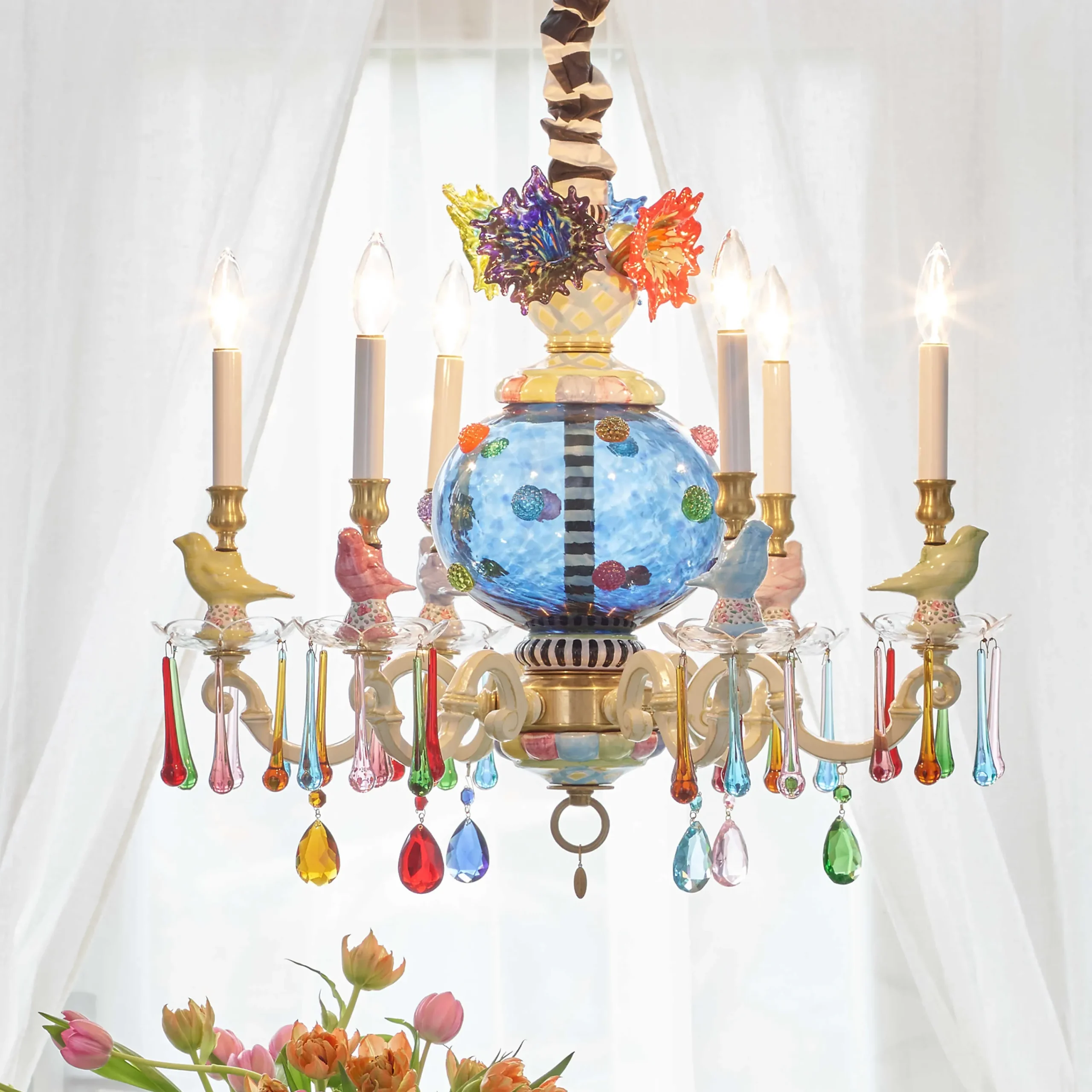 MacKenzie-Childs Merrifield Chandelier - Small* Lighting