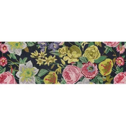MacKenzie-Childs Midnight Floral Rug - 2'6" X 8' Runner* Rugs