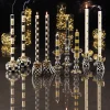 MacKenzie-Childs Mini Dinner Candles - Black & Gold - Set Of 6* Candles & Fragrances