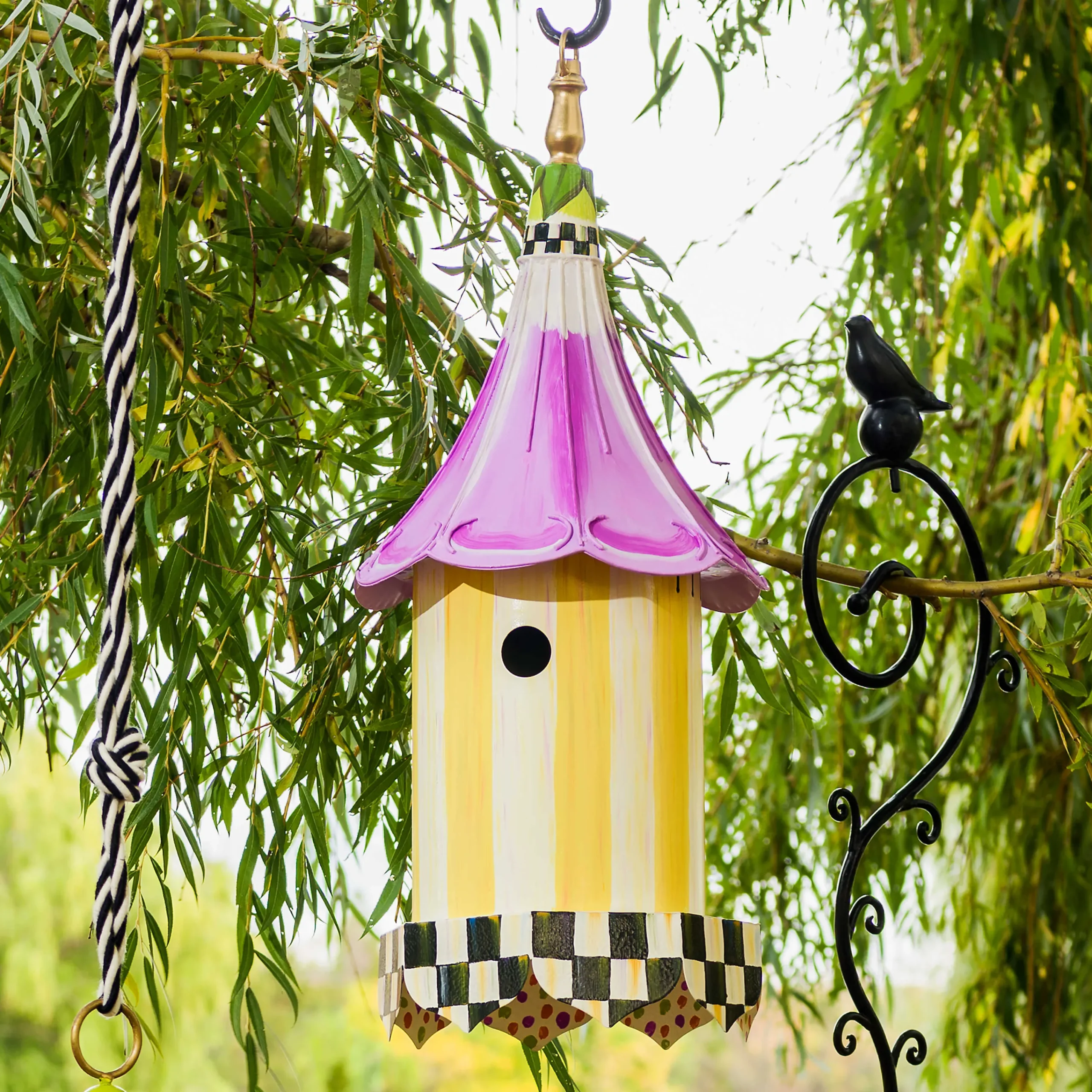 MacKenzie-Childs Morning Glory Birdhouse* Garden Accessories