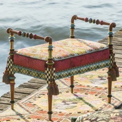 MacKenzie-Childs Musette Bench - 2'* Entryway Furniture