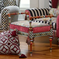 MacKenzie-Childs Musette Bench - 2'* Entryway Furniture