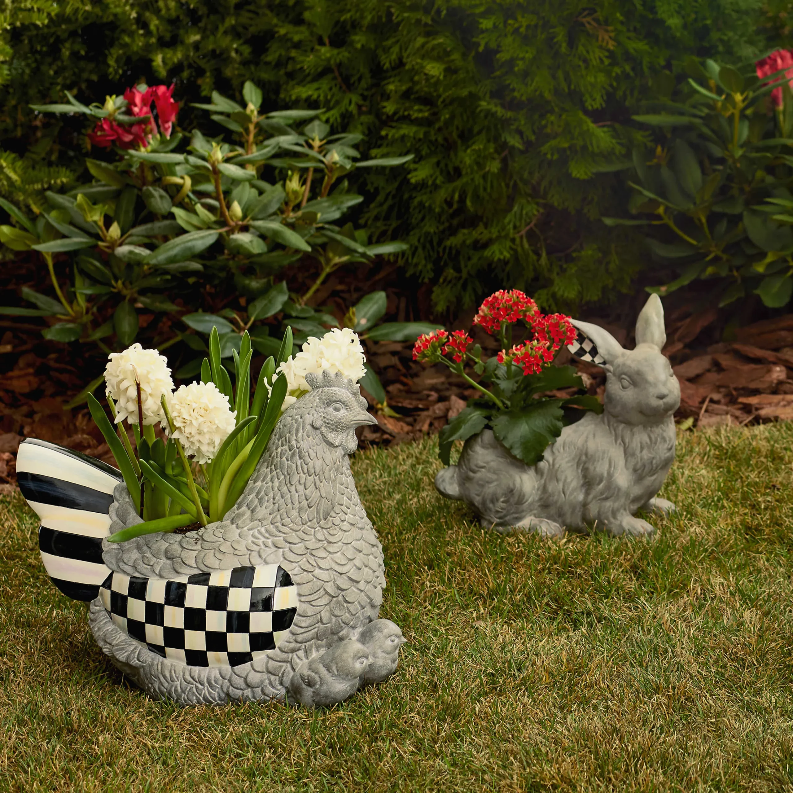 MacKenzie-Childs Naturals Resting Rabbit Planter* Pots & Planters