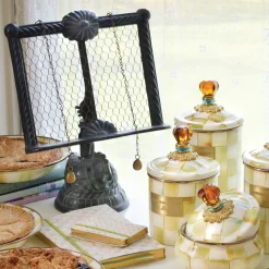 MacKenzie-Childs Nesting Chicken Cookbook Stand* Kitchen Storage & Organization