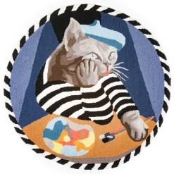 MacKenzie-Childs Pablo Picatsso Rug - 3' Round* Rugs