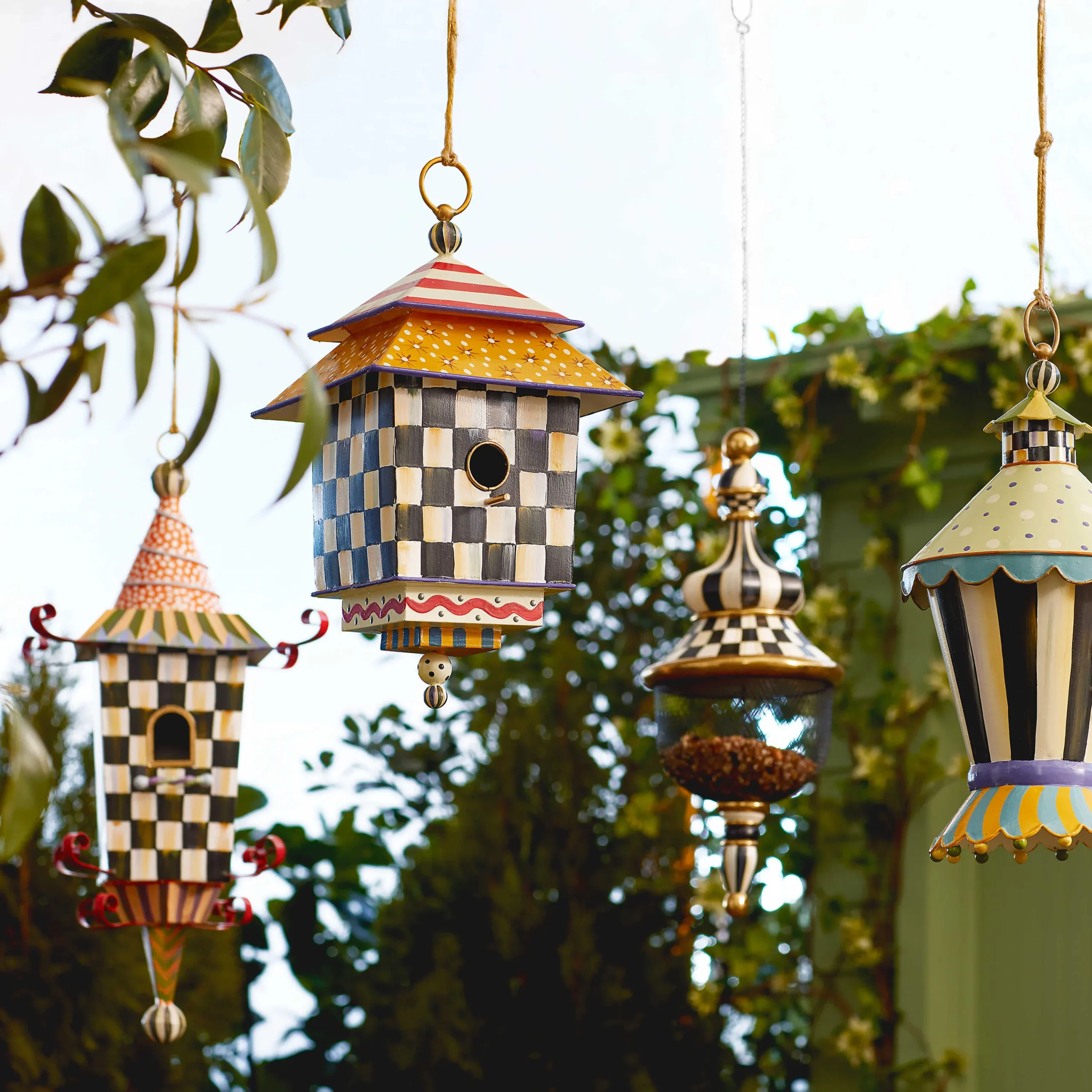 MacKenzie-Childs Pagoda Birdhouse* Garden Accessories