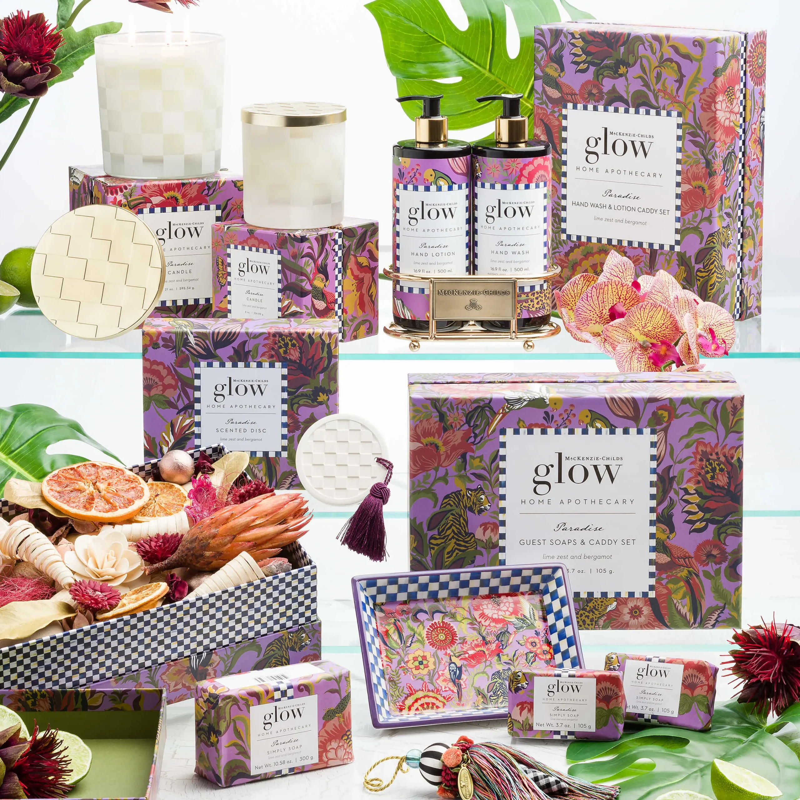 MacKenzie-Childs Paradise Bar Soap & Dish Set* Candles & Fragrances