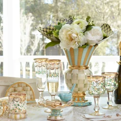 MacKenzie-Childs Parchment Check Great Vase* Room Accents
