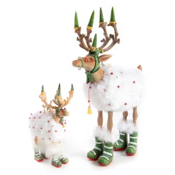 MacKenzie-Childs Patience Brewster Dash Away Blitzen Reindeer Figure* Room Accents