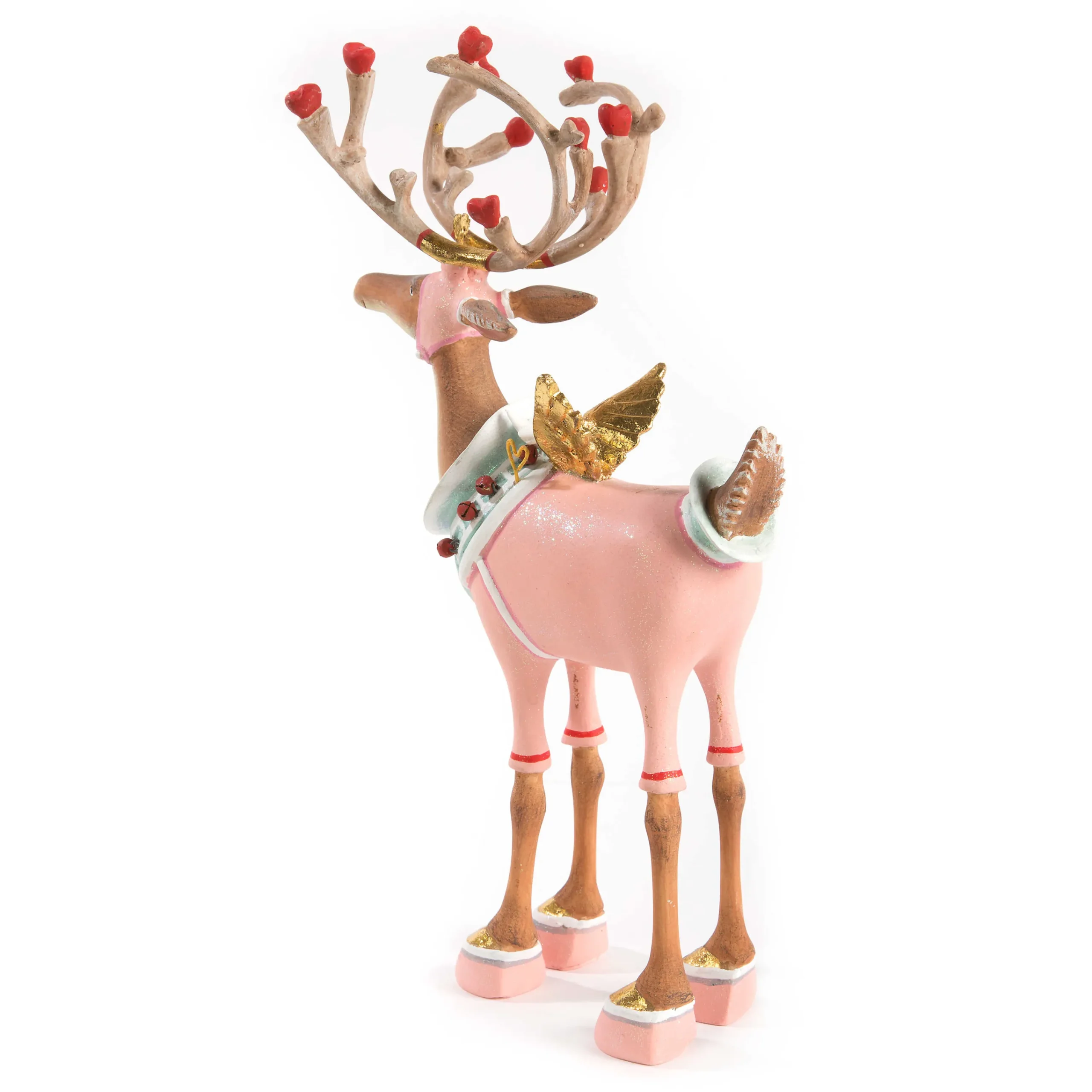 MacKenzie-Childs Patience Brewster Dash Away Cupid Reindeer Figure* Room Accents