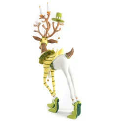 MacKenzie-Childs Patience Brewster Dash Away Prancer Reindeer Figure* Room Accents