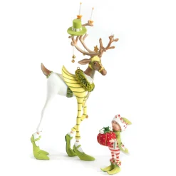 MacKenzie-Childs Patience Brewster Dash Away Prancer Reindeer Figure* Room Accents
