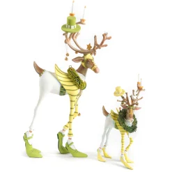 MacKenzie-Childs Patience Brewster Dash Away Prancer Reindeer Figure* Room Accents