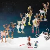 MacKenzie-Childs Patience Brewster Dash Away Comet Reindeer Figure* Room Accents