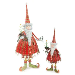 MacKenzie-Childs Patience Brewster Dash Away Dashing Santa Figure* Room Accents