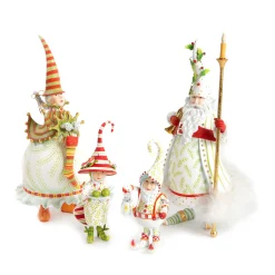 MacKenzie-Childs Patience Brewster Dash Away Mrs. Santa Figure* Room Accents