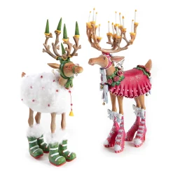 MacKenzie-Childs Patience Brewster Dash Away Donna Reindeer Figure* Room Accents