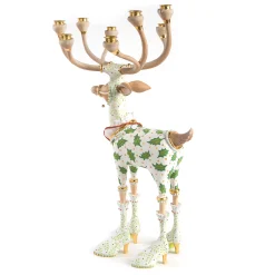 MacKenzie-Childs Patience Brewster Dash Away Vixen Reindeer Candelabra* Candles & Fragrances