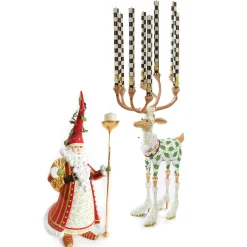 MacKenzie-Childs Patience Brewster Dash Away Vixen Reindeer Candelabra* Candles & Fragrances