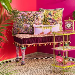 MacKenzie-Childs Patience Brewster Gloria Alligator Lumbar Pillow* Pillows, Throws, & Cushions