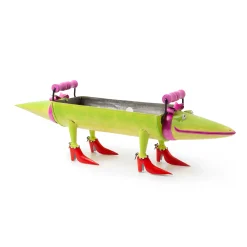 MacKenzie-Childs Patience Brewster Gloria Alligator Planter* Pots & Planters