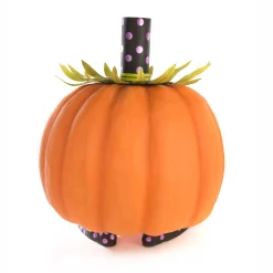 MacKenzie-Childs Patience Brewster Gourdon Pumpkin Display Figure* Room Accents