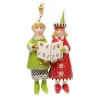 MacKenzie-Childs Patience Brewster Holiday Carolers Salt & Pepper Set* Table Accessories