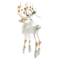 MacKenzie-Childs Patience Brewster Moonbeam Dancer Reindeer Figure* Room Accents