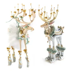 MacKenzie-Childs Patience Brewster Moonbeam Dancer Reindeer Figure* Room Accents