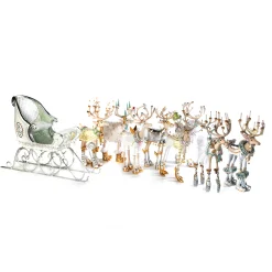 MacKenzie-Childs Patience Brewster Moonbeam Dancer Reindeer Figure* Room Accents