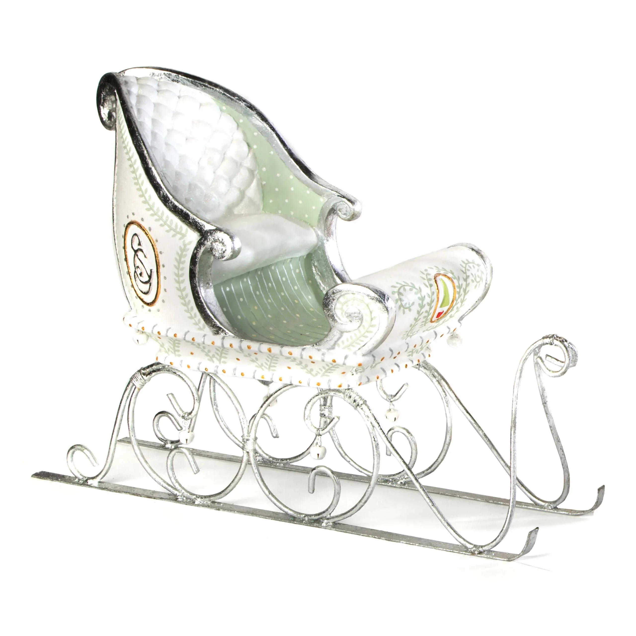 MacKenzie-Childs Patience Brewster Moonbeam Sleigh Figure* Room Accents