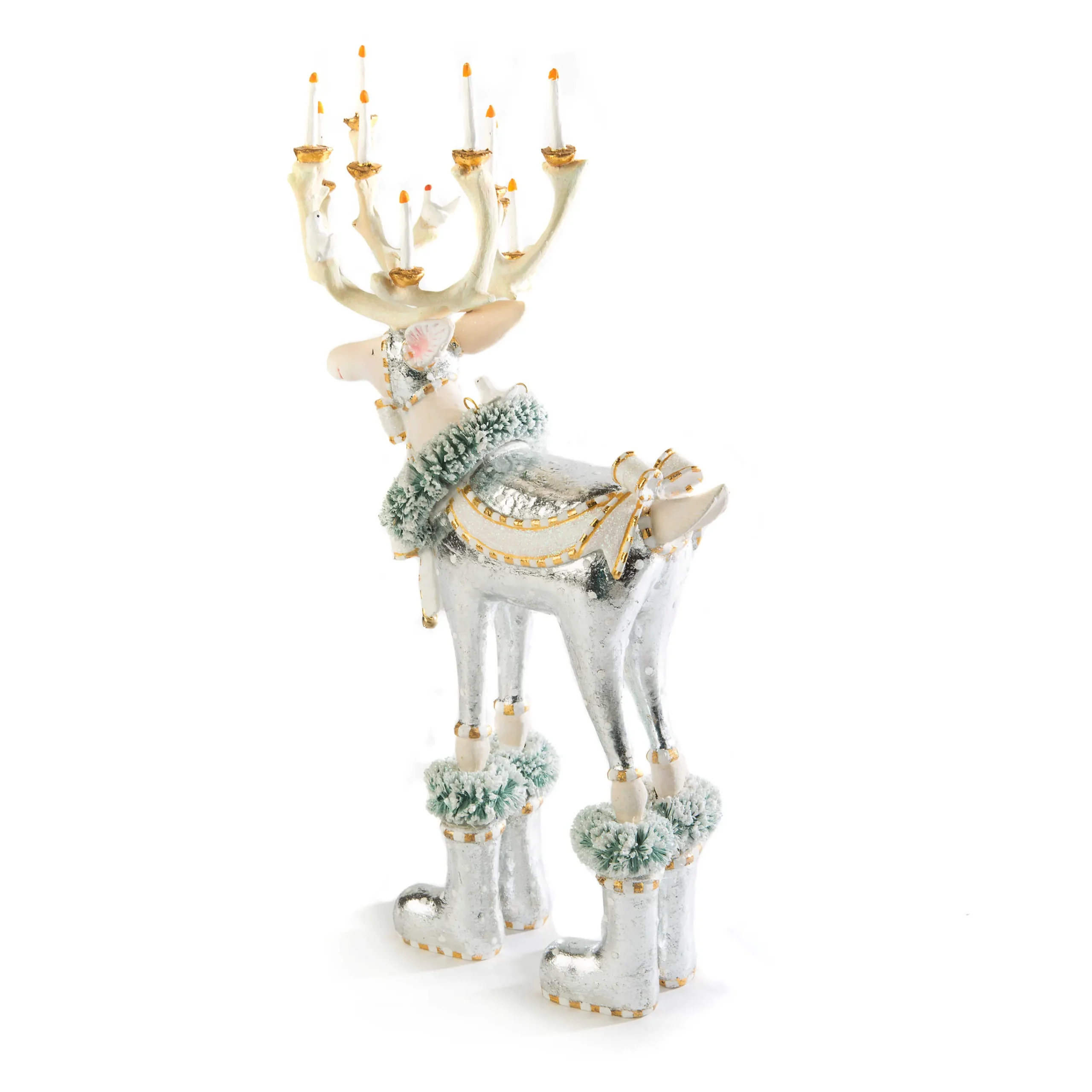 MacKenzie-Childs Patience Brewster Moonbeam Dasher Reindeer Figure* Room Accents
