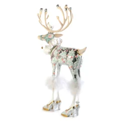 MacKenzie-Childs Patience Brewster Moonbeam Vixen Reindeer Figure* Room Accents