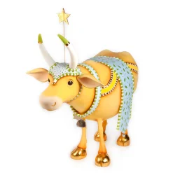 MacKenzie-Childs Patience Brewster Nativity Holy Cow Display Figure* Room Accents