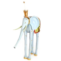 MacKenzie-Childs Patience Brewster Nativity Myrtle Elephant Display Figure* Room Accents