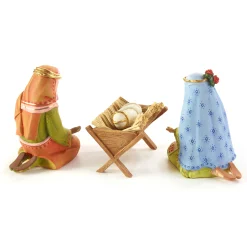 MacKenzie-Childs Patience Brewster Nativity World Holy Family Figures* Room Accents