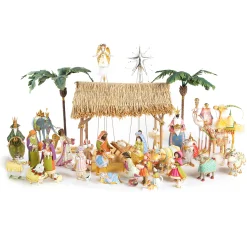 MacKenzie-Childs Patience Brewster Nativity World Praying Angel Figure* Room Accents