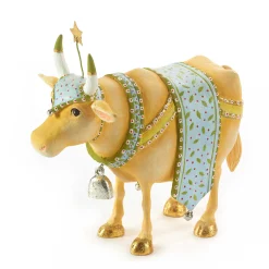 MacKenzie-Childs Patience Brewster Nativity Manger Cow Figure* Room Accents