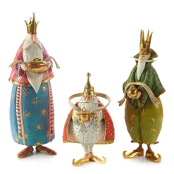 MacKenzie-Childs Patience Brewster Nativity Magi Figures* Room Accents