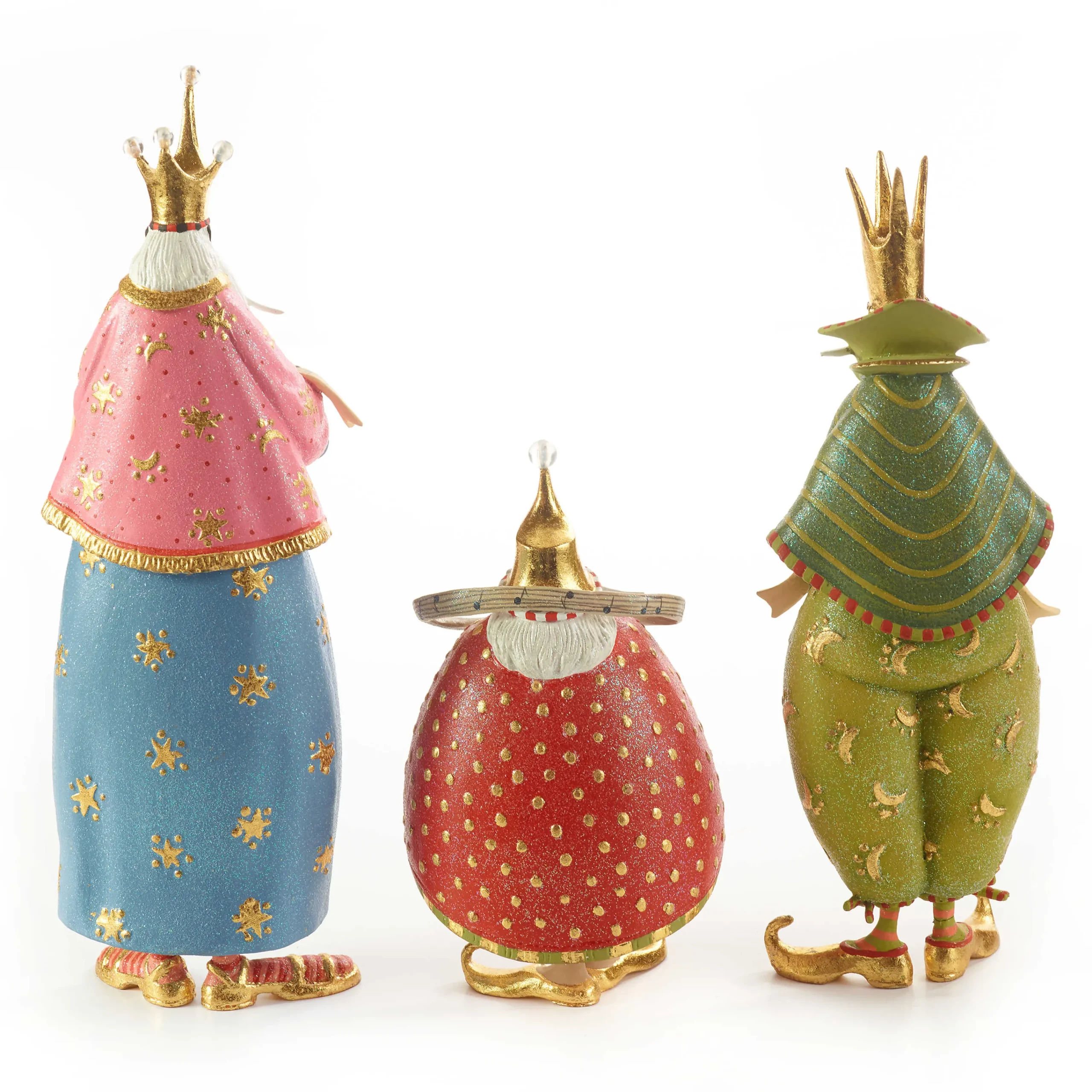 MacKenzie-Childs Patience Brewster Nativity World Magi Figures* Room Accents